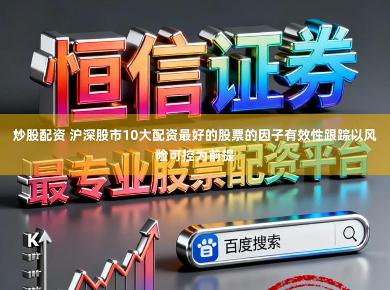 炒股配资 沪深股市10大配资最好的股票的因子有效性跟踪以风险可控为前提